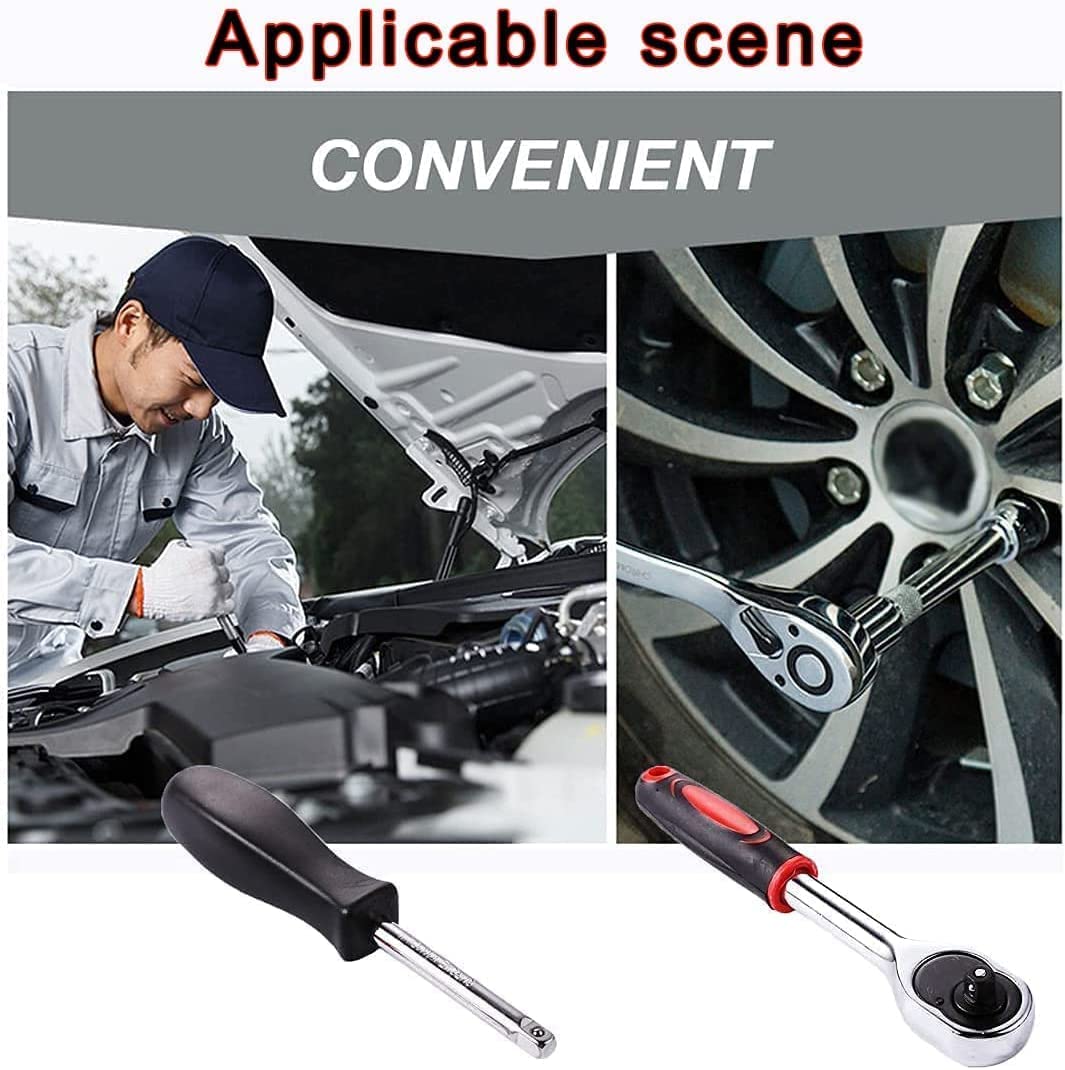 46 in 1 Pcs Tool Kit & Screwdriver and Socket Set