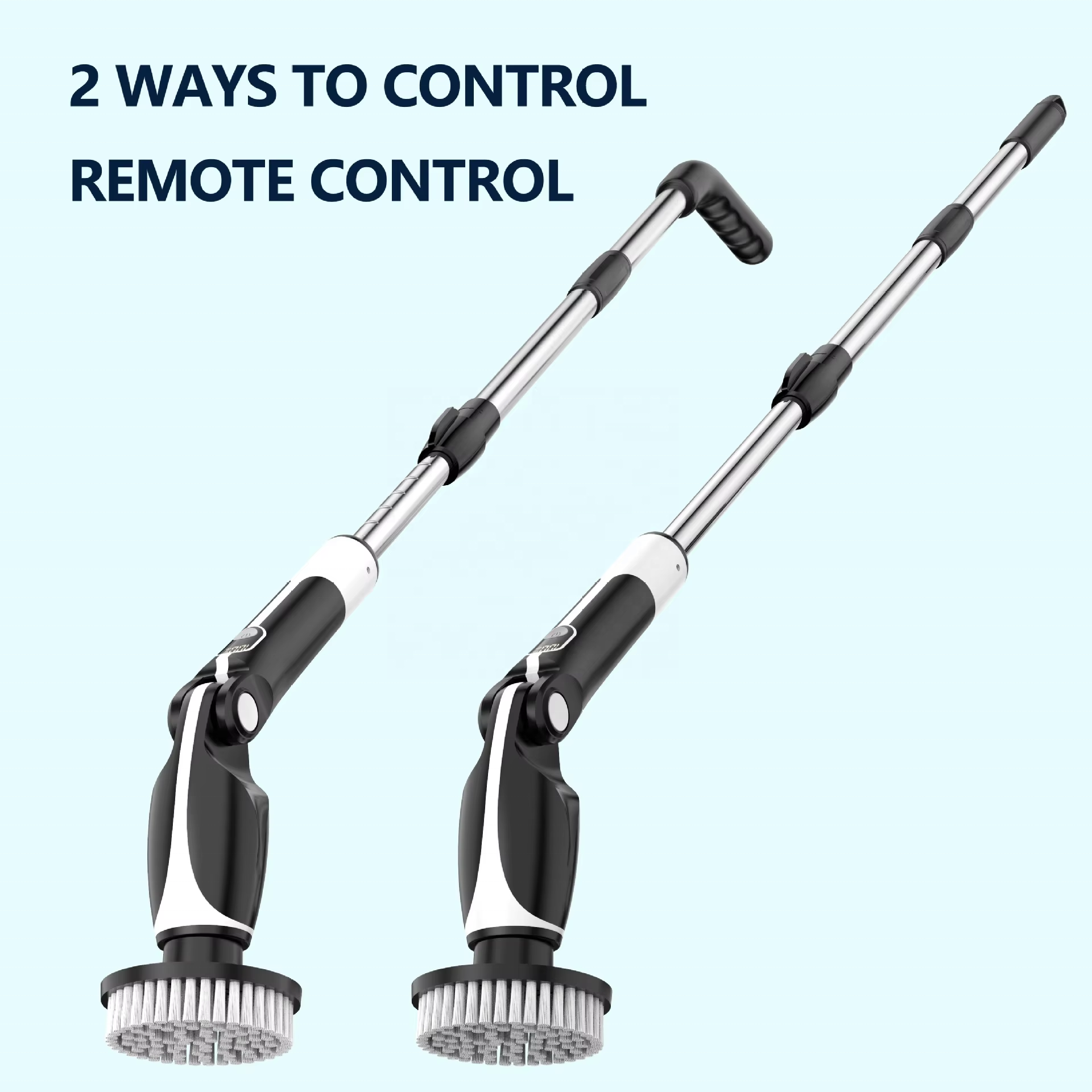 New Design Electric Cleaning Brush 8 in 1 Household Electric Spin Scrubber Rechargeable Long Handle for Floor Cleaning Brush