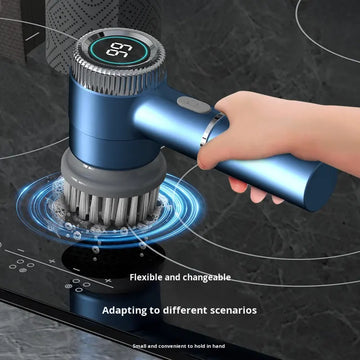 Wireless Household Electric Broom Multifunctional Pot Dishwashing Shoe Cleaning Tool