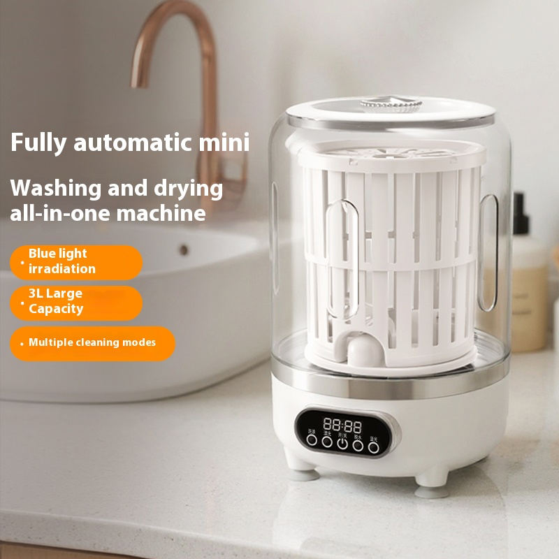 3L Mini Underwear Washing Machine With Dryer